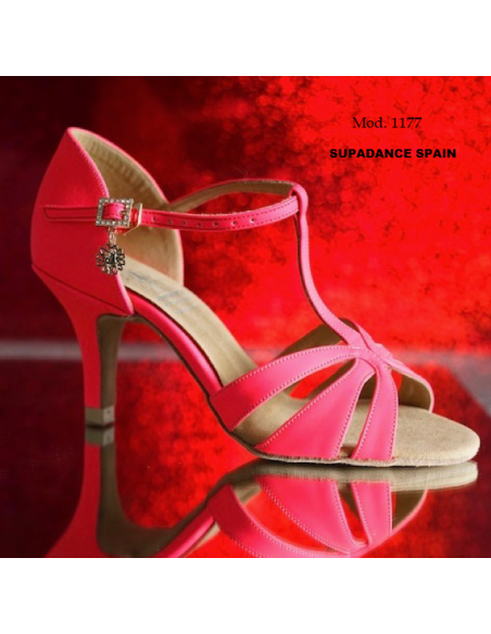 zapatos de baile latino 1177 pink fluor